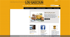 Desktop Screenshot of lou-gascoun.fr