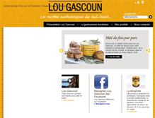Tablet Screenshot of lou-gascoun.fr